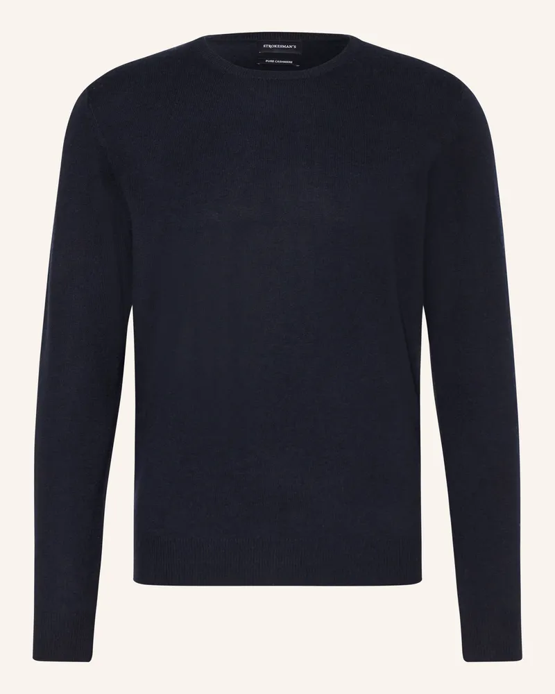 Strokesman's Strokesman Cashmere-Pullover blau Dunkelblau