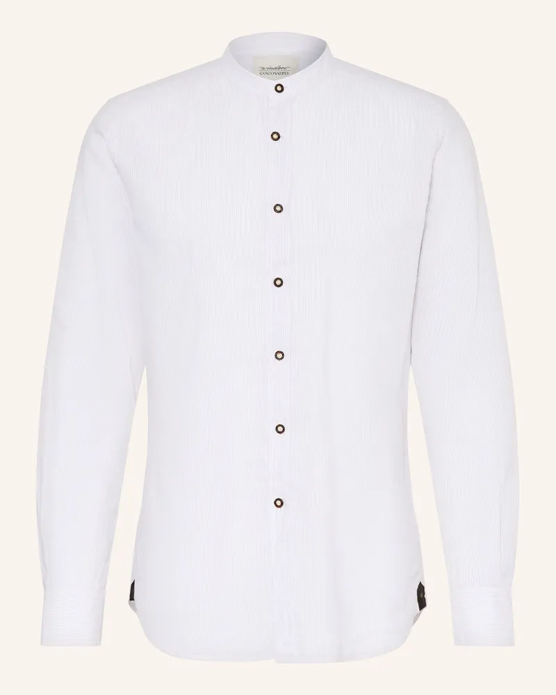 windsor. Trachtenhemd ALOIS Slim Fit mit Leinen Hellgrau