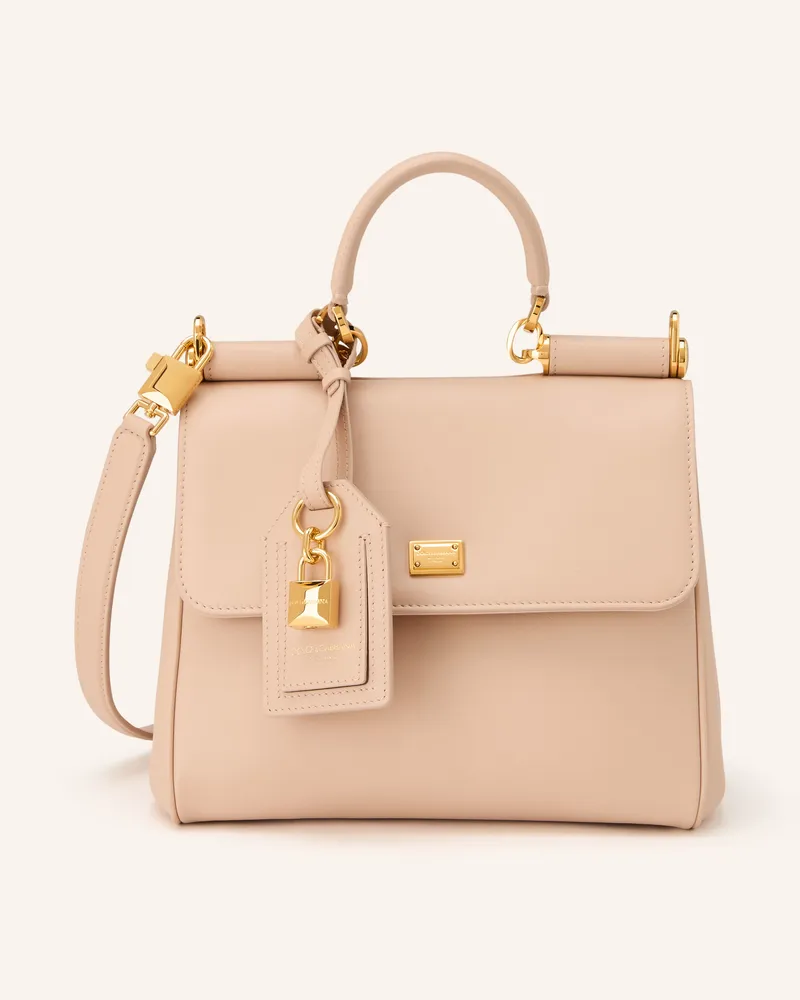 Dolce & Gabbana Handtasche My Sicily Plongé rosa Rosé