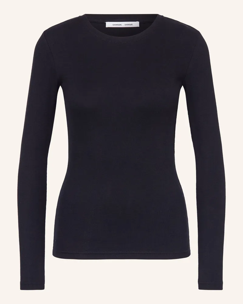 Samsøe & Samsøe Longsleeve Alexa blau Dunkelblau