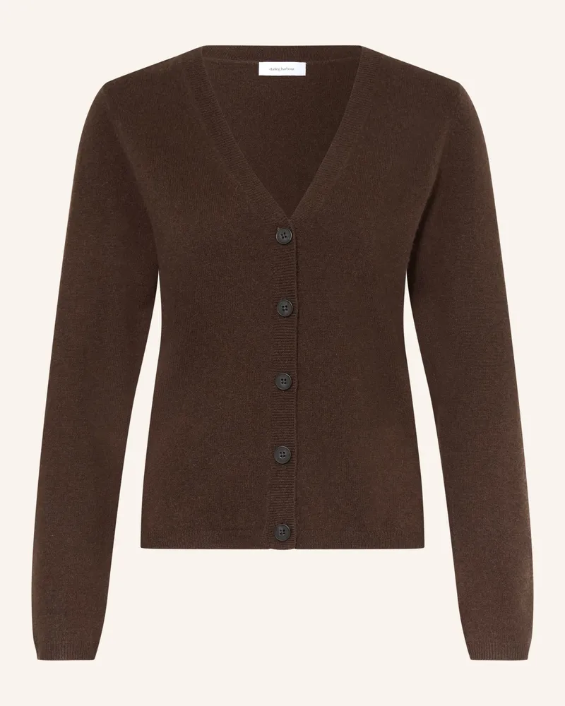 Darling Harbour Strickjacke Aus Cashmere braun Dark