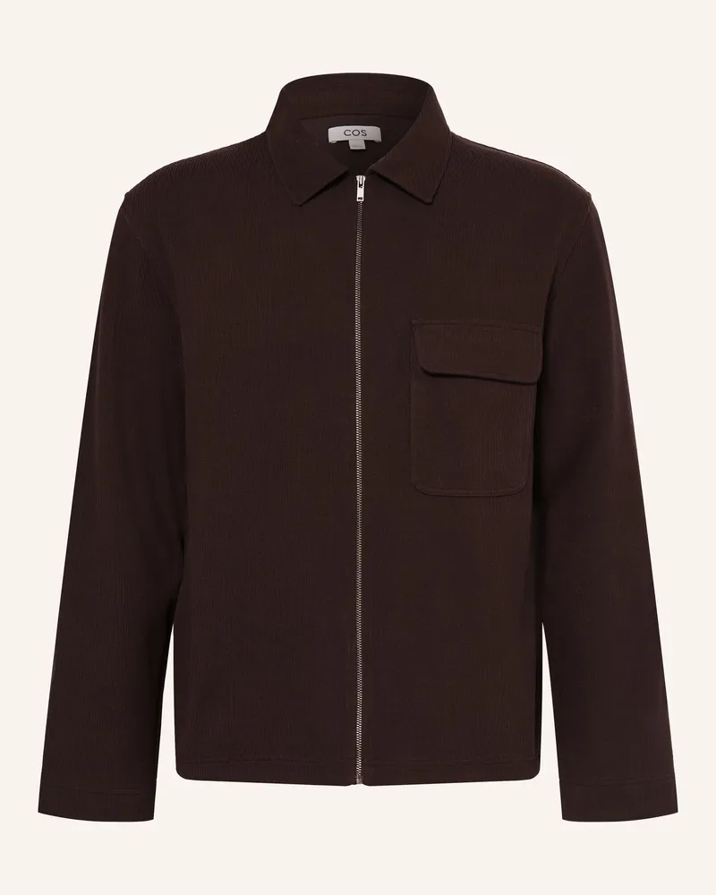 COS Cord-Overjacket Dunkelbraun