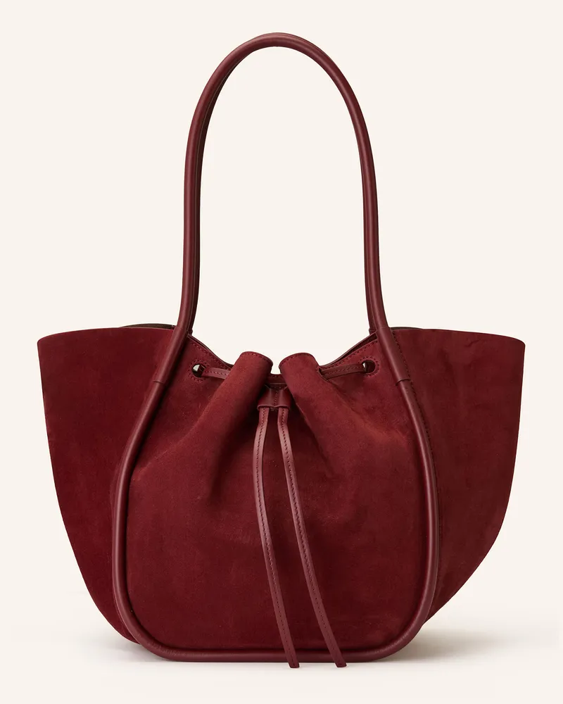 Proenza Schouler Shopper LARGE mit Pouch Dunkelrot