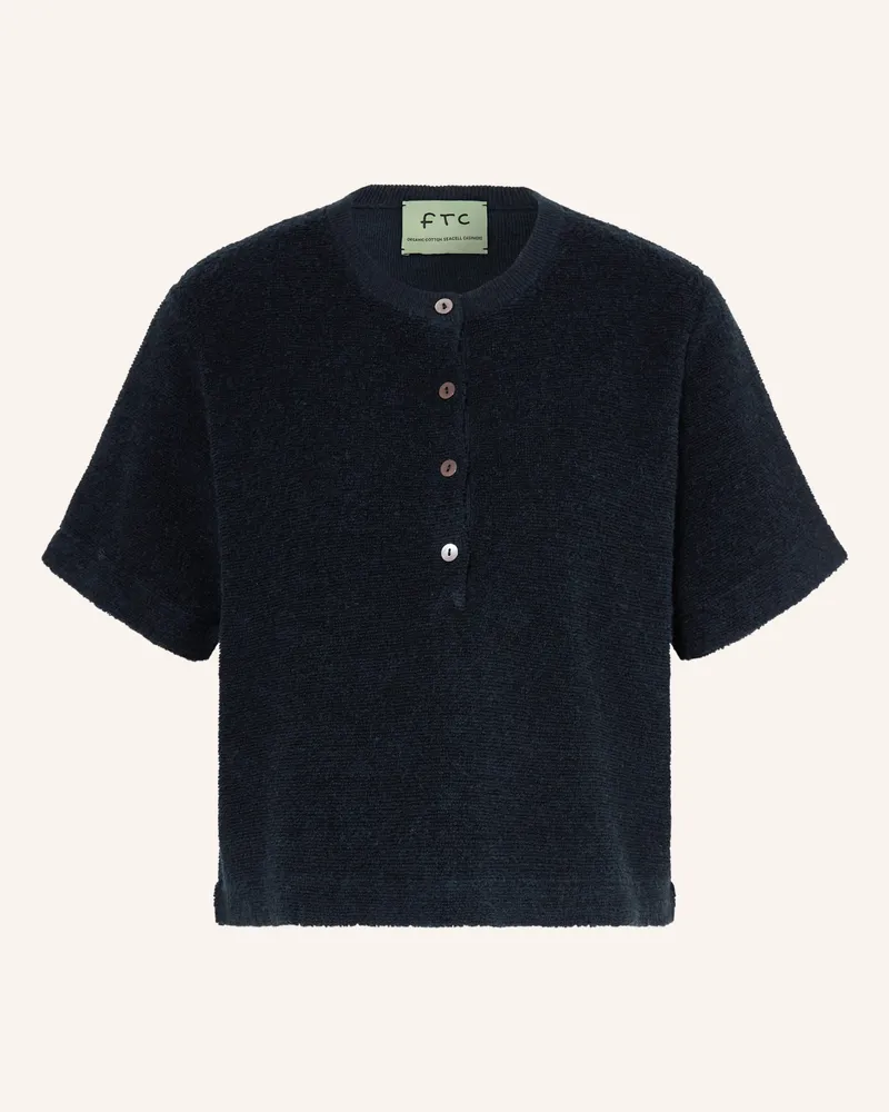 FTC Cashmere Strickshirt blau Dunkelblau