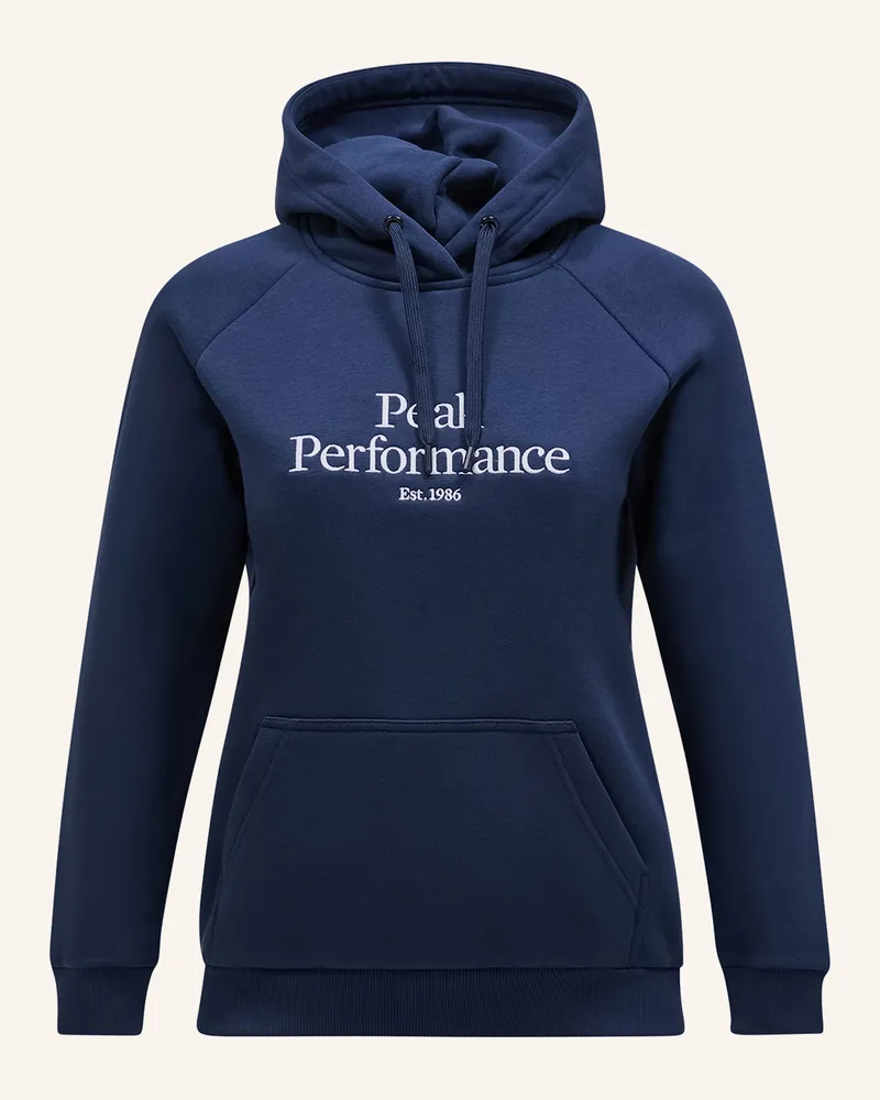 Peak Performance Hoodie blau Dunkelblau