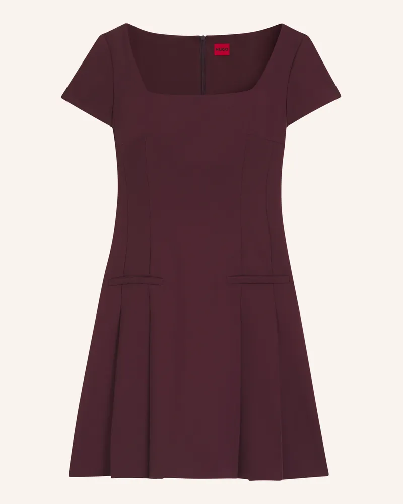 HUGO BOSS Business Kleid KEFINA Regular Fit Dunkellila