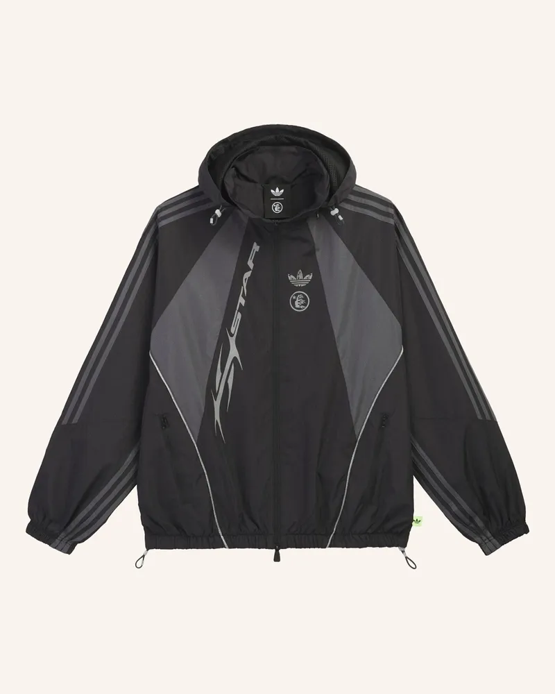 adidas Hellstar Trainingsjacke schwarz Schwarz