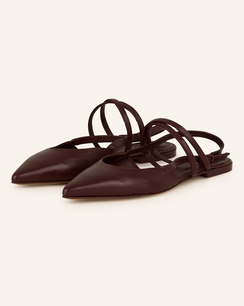POMME D'OR Slingballerinas INGRID Dunkelrot