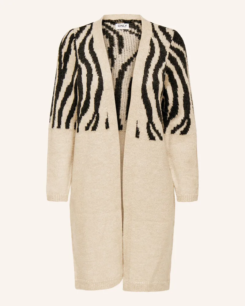 only Strickhülle Hellgrau