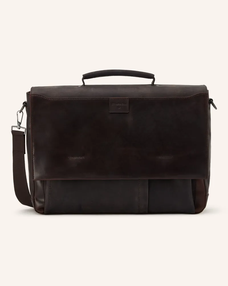 Strellson Laptop-Tasche Brick Lane braun Dunkelbraun