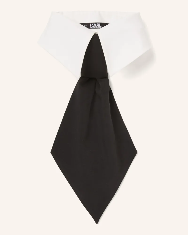 Karl Lagerfeld Krawatte weiss Weiss