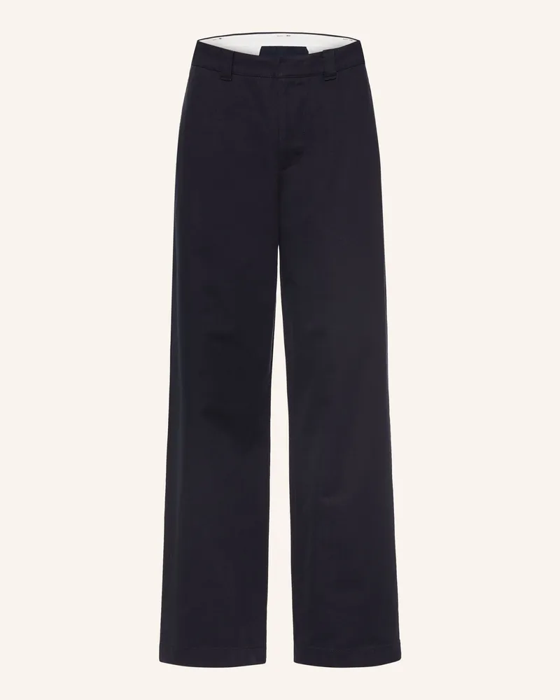 Arket Chino Regular Fit blau Dunkelblau