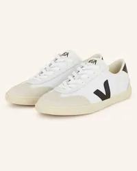 VEJA Sneaker VOLLEY - WEISS/ SCHWARZ/ HELLGRAU Weiss