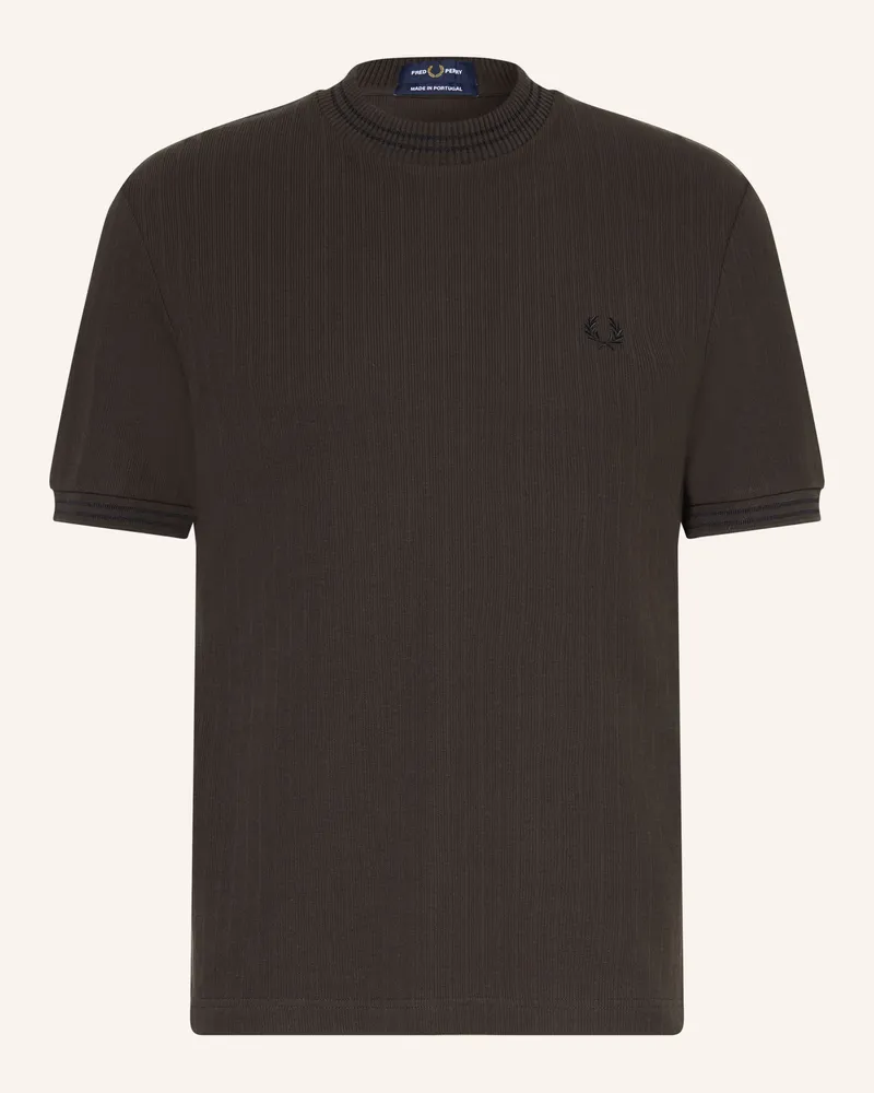 Fred Perry T-Shirt braun Dunkelbraun