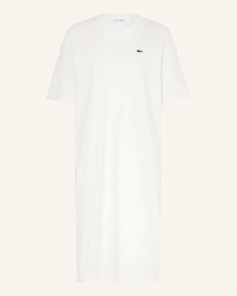Lacoste Jerseykleid weiss Weiss