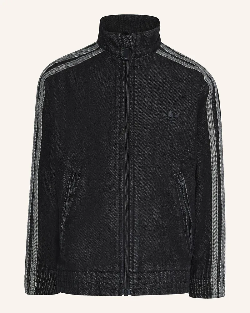 adidas FIREBIRD DENIM TRAININGSJACKE Schwarz