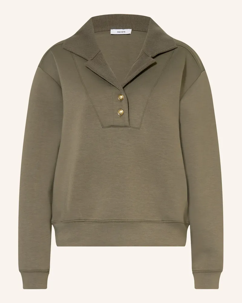 Reiss Sweatshirt Bella gruen Khaki
