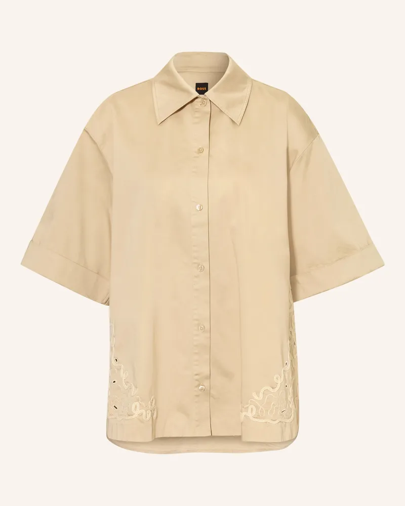 HUGO BOSS Hemdbluse Balembroi beige Beige
