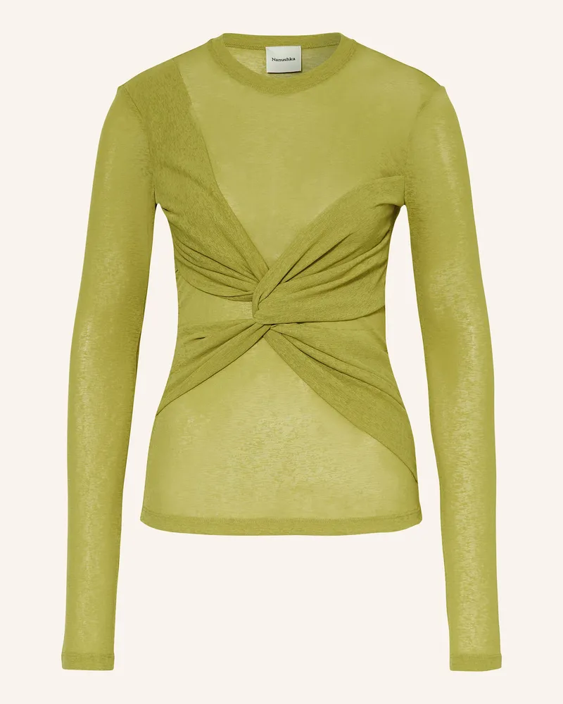 Nanushka Longsleeve IZOLDA Oliv