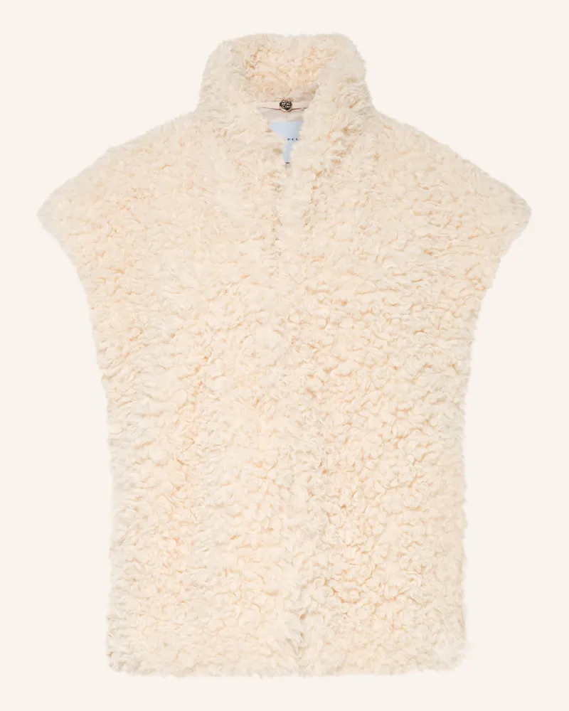 RINO & PELLE Kunstfell-Weste Freya weiss Ecru
