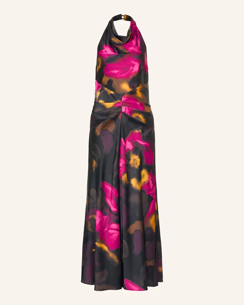 Joseph Ribkoff Satinkleid schwarz Fuchsia