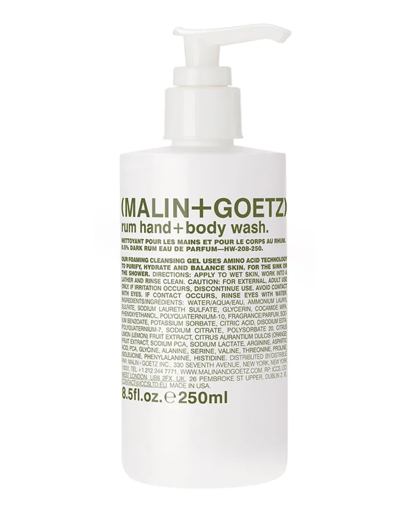 Malin+Goetz Rum Body Lotion Body Lotion 250 ml 