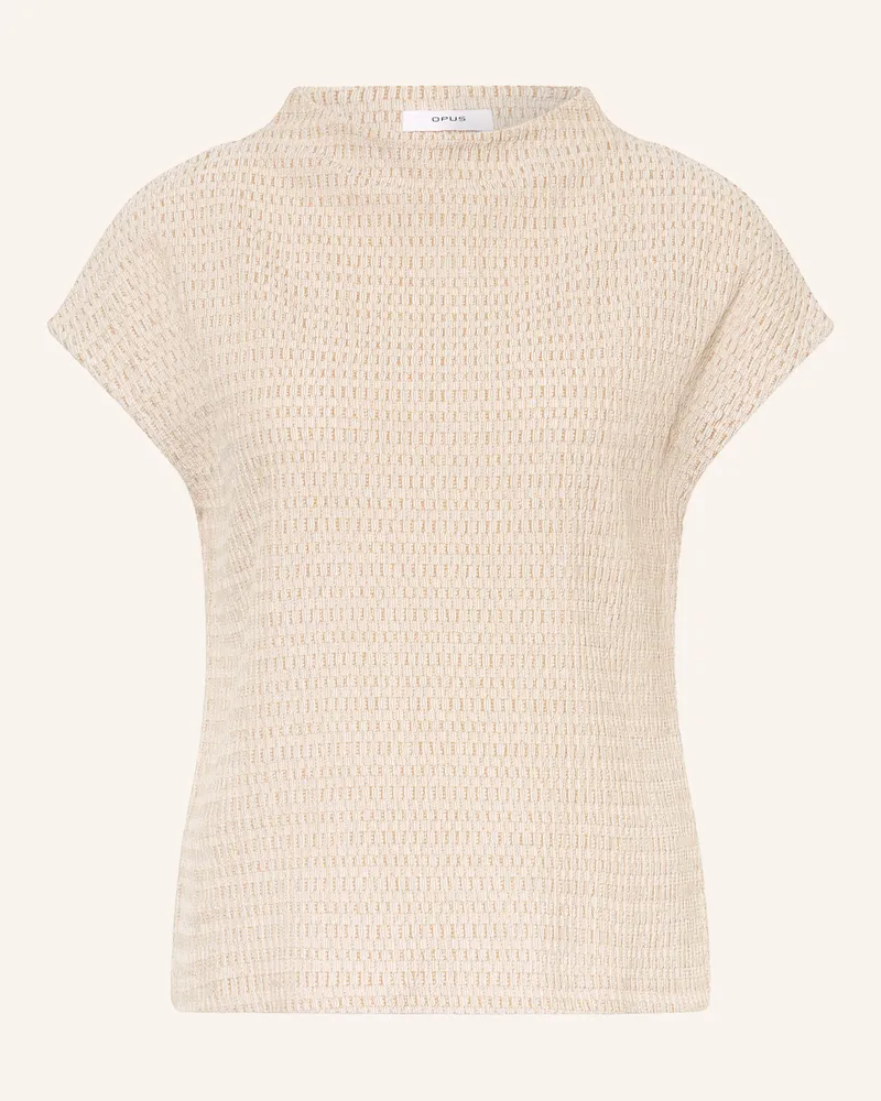 OPUS T-Shirt SOROTE Beige