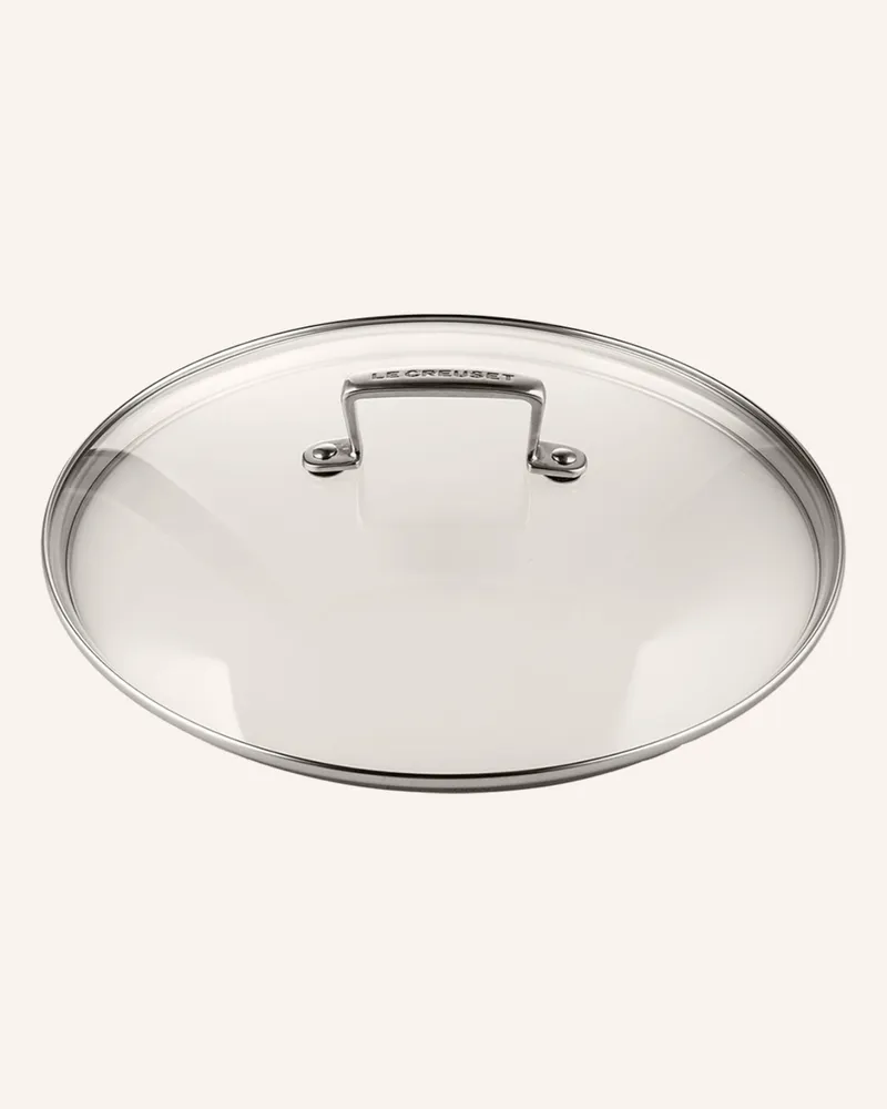 Le Creuset Topfdeckel Signature weiss 999