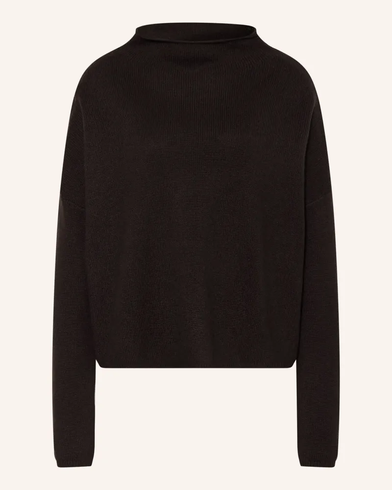 Lisa Yang Cashmere-Pullover Sandy braun Dunkelbraun