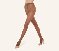 Feinstrumpfhose Shimmer Effect Mit Glitzergarn gold