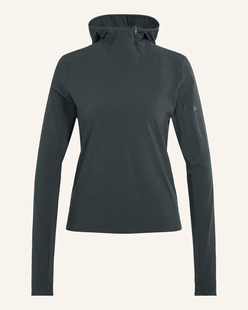 adidas Hoodie Adidas By Stella Mccartney grau Dunkelgrau