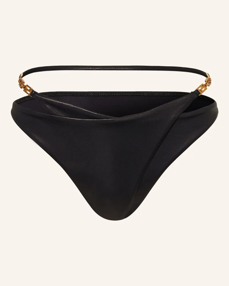 Versace Basic-Bikini-Hose Schwarz