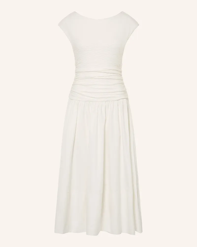HUGO BOSS Kleid Estruci Im Materialmix weiss Weiss