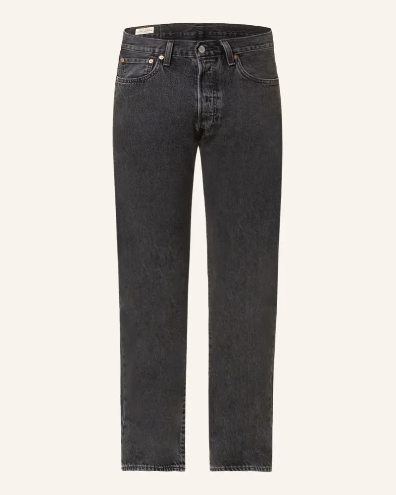 Levi's Jeans 501 Straight Fit Schwarz