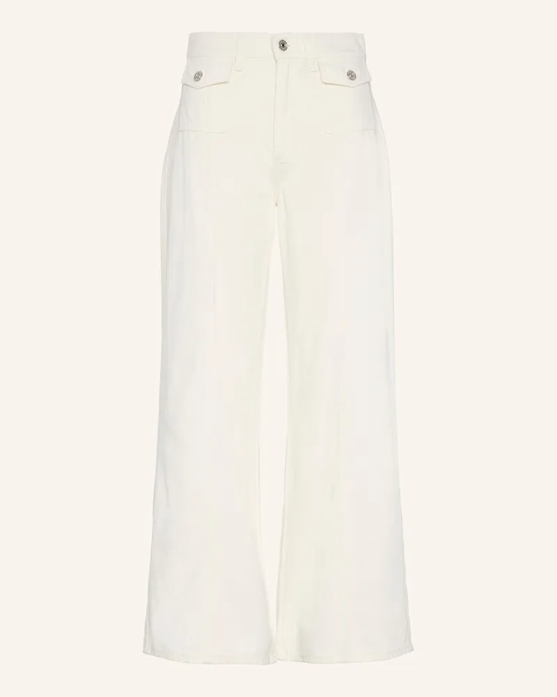 7 for all mankind Jeans Wide Wide Fit weiss Weiss