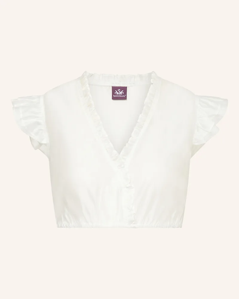 Spieth & Wensky Dirndlbluse Fran weiss Weiss