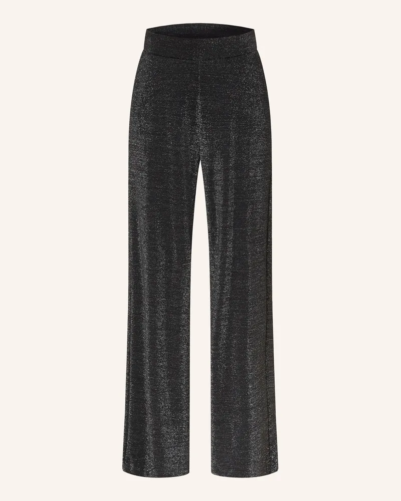 Milano Italy Hose mit Glitzergarn Schwarz