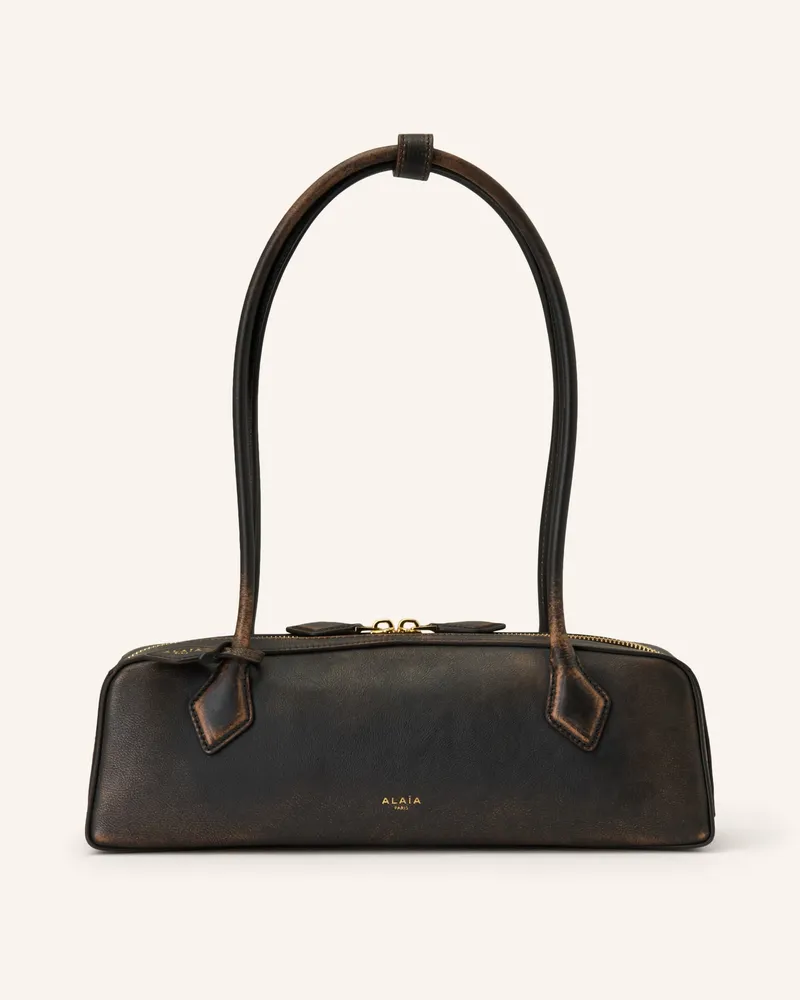 Alaïa Handtasche braun Dunkelbraun