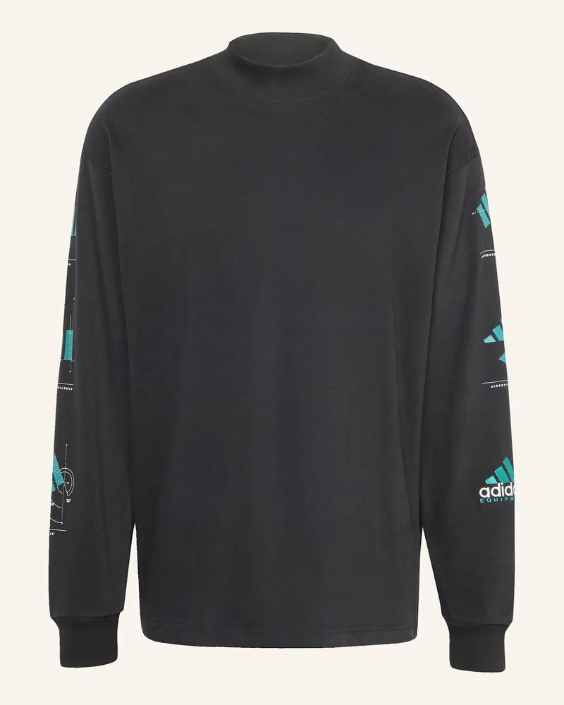 adidas EQT GRAPHIC LONGSLEEVE Schwarz