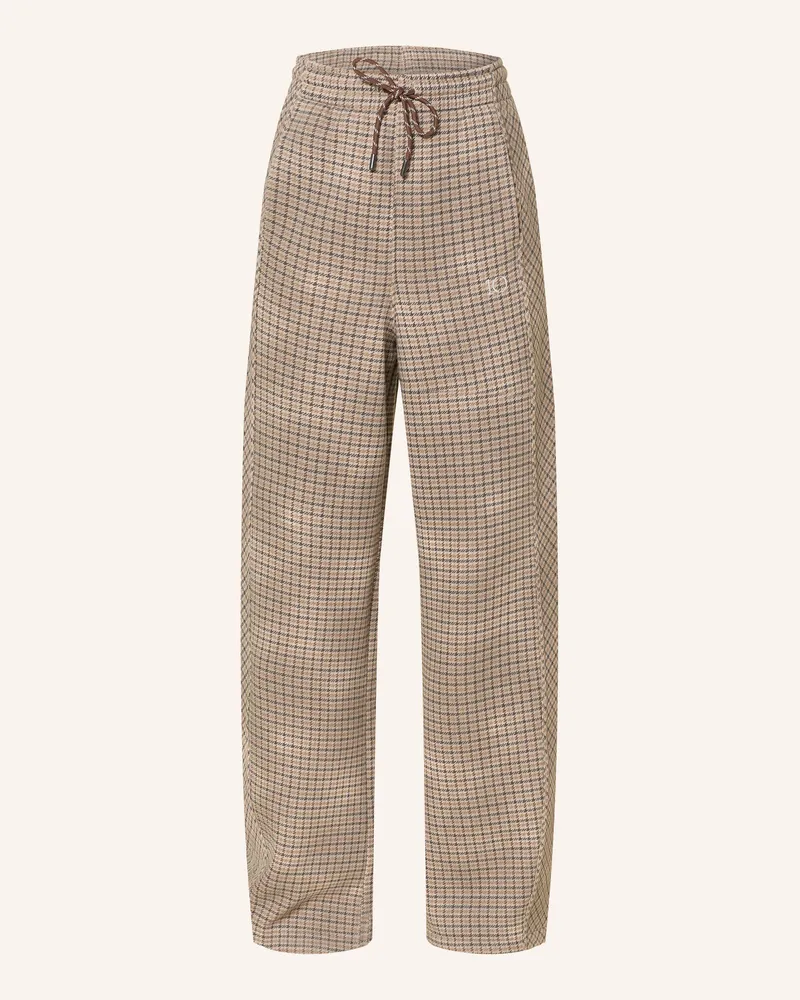 10Days Hose Im Jogging-Stil braun Creme