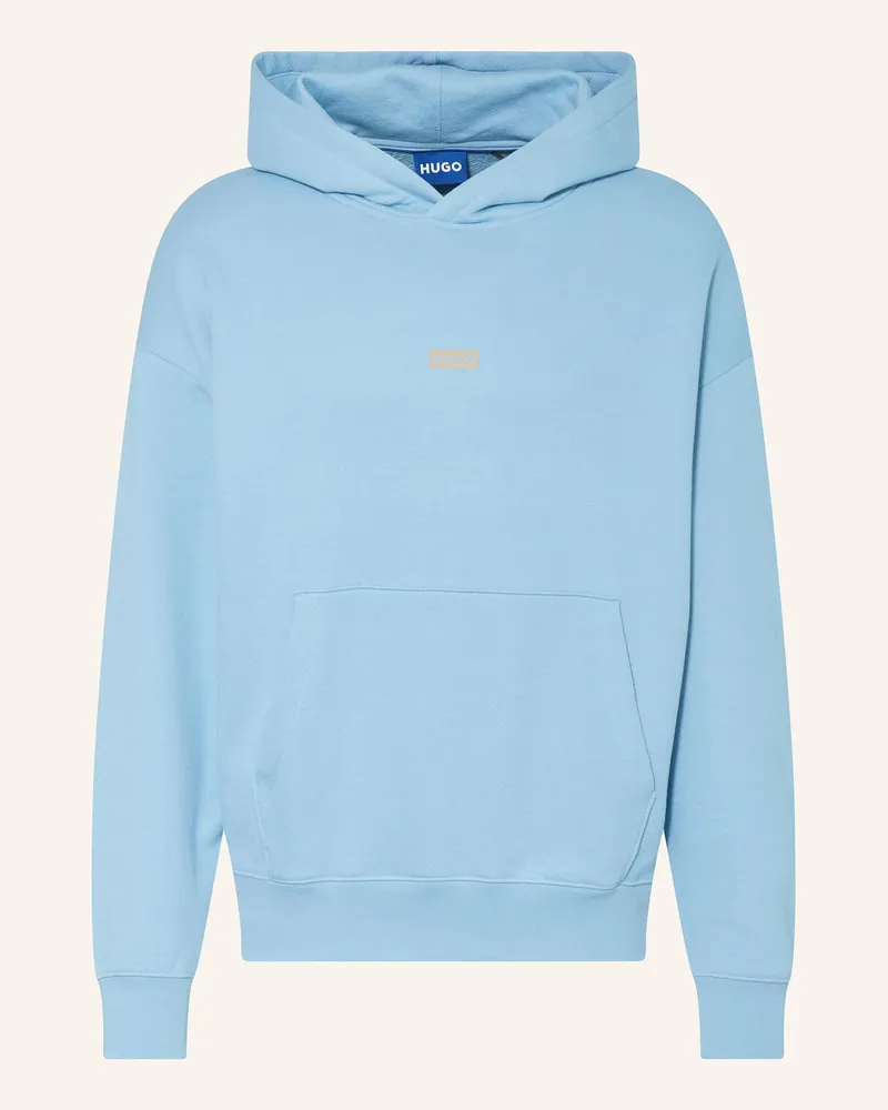 HUGO BOSS Hoodie NAZARDO Hellblau