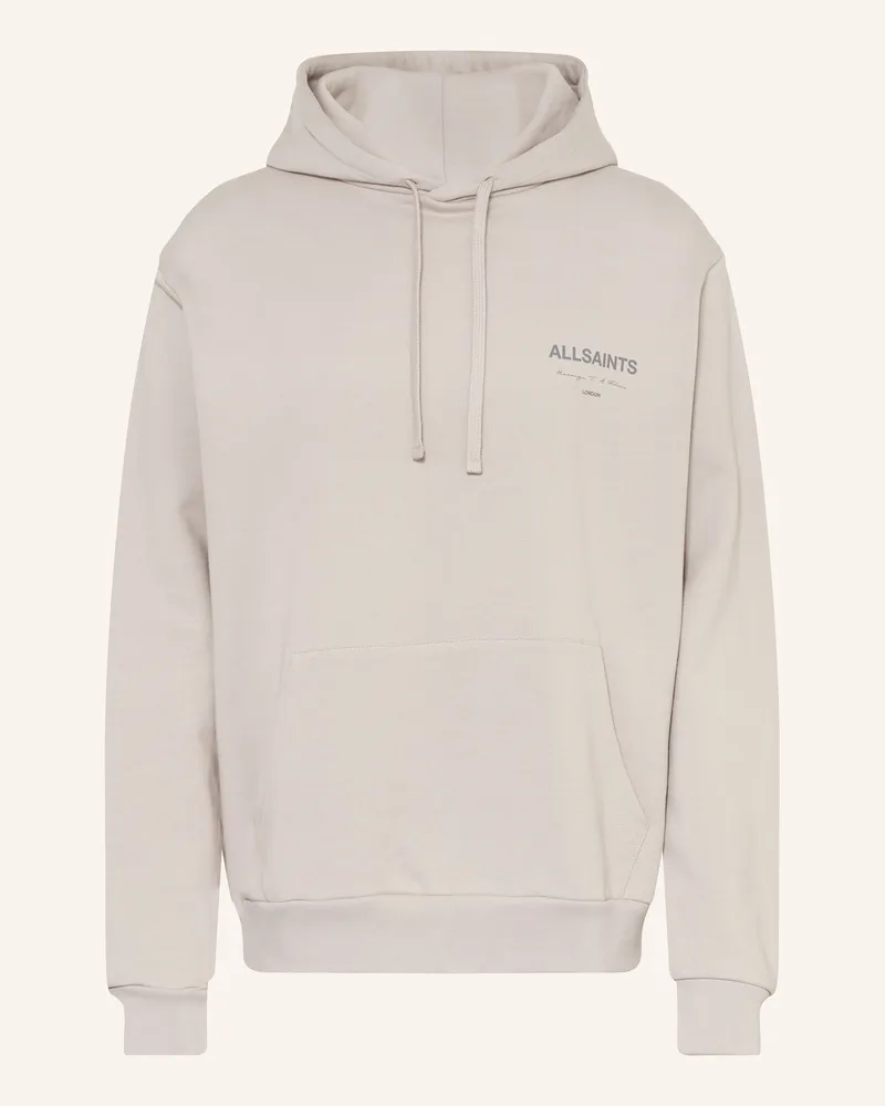 AllSaints Hoodie Hellgrau
