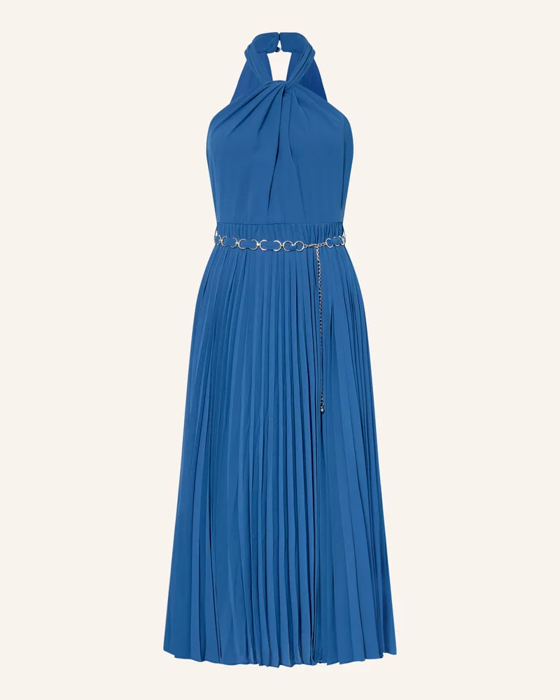 Phase Eight Kleid Sathia Mit Plissees blau Blau