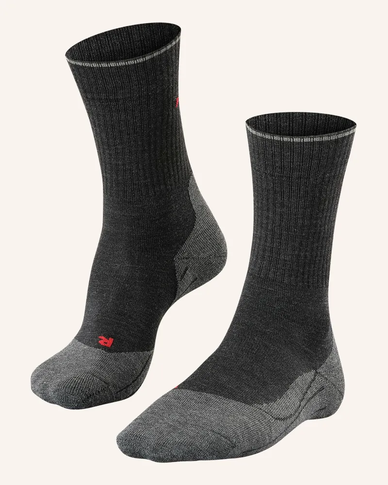 Falke Trekking-Socken tk2 Wool Silk grau 3080