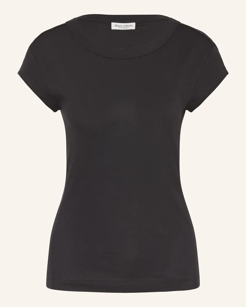 Marc O'Polo T-Shirt schwarz Schwarz
