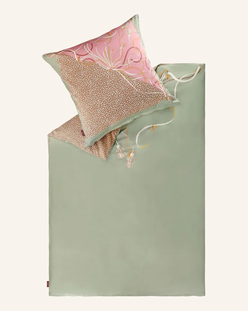 Aigner Satin Bettwäsche Debbie gruen Grün