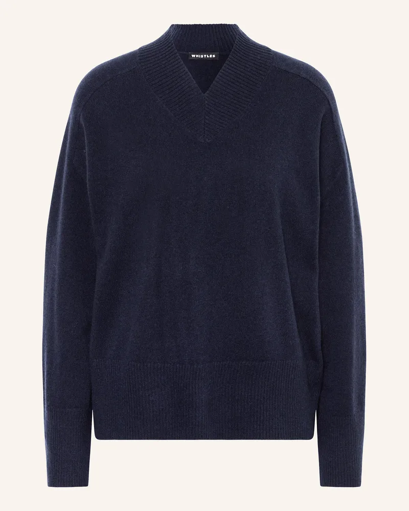 Whistles Cashmere-Pullover Dunkelblau