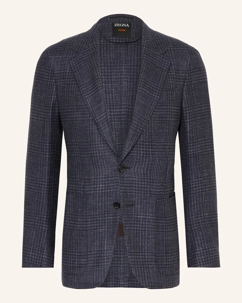 Ermenegildo Zegna Sakko Lago Extra Slim Fit Mit Cashmere blau Dunkelblau