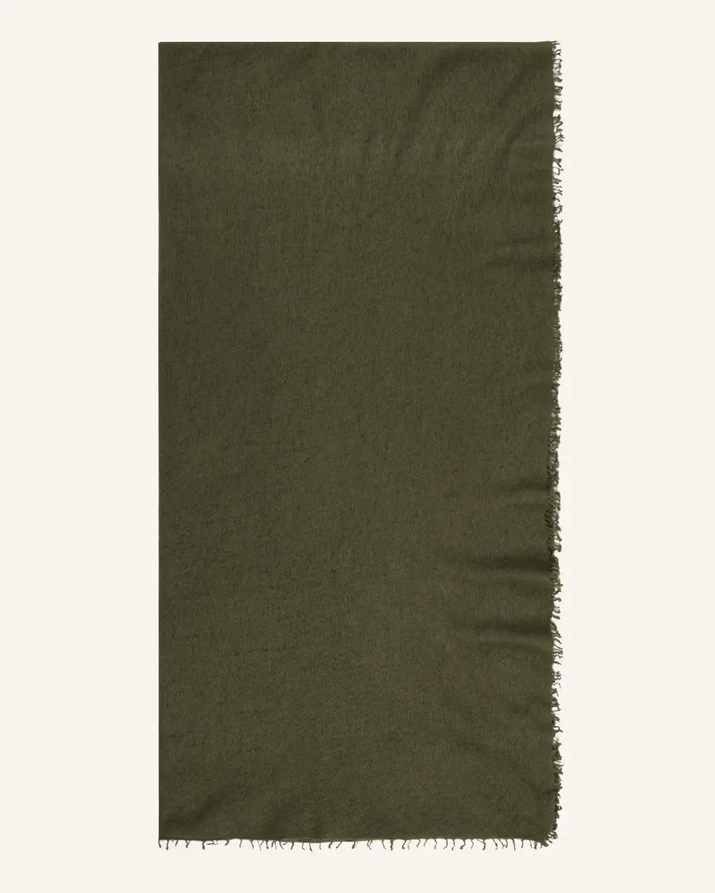 Puschoen Cashmere-Schal Dunkelgrün