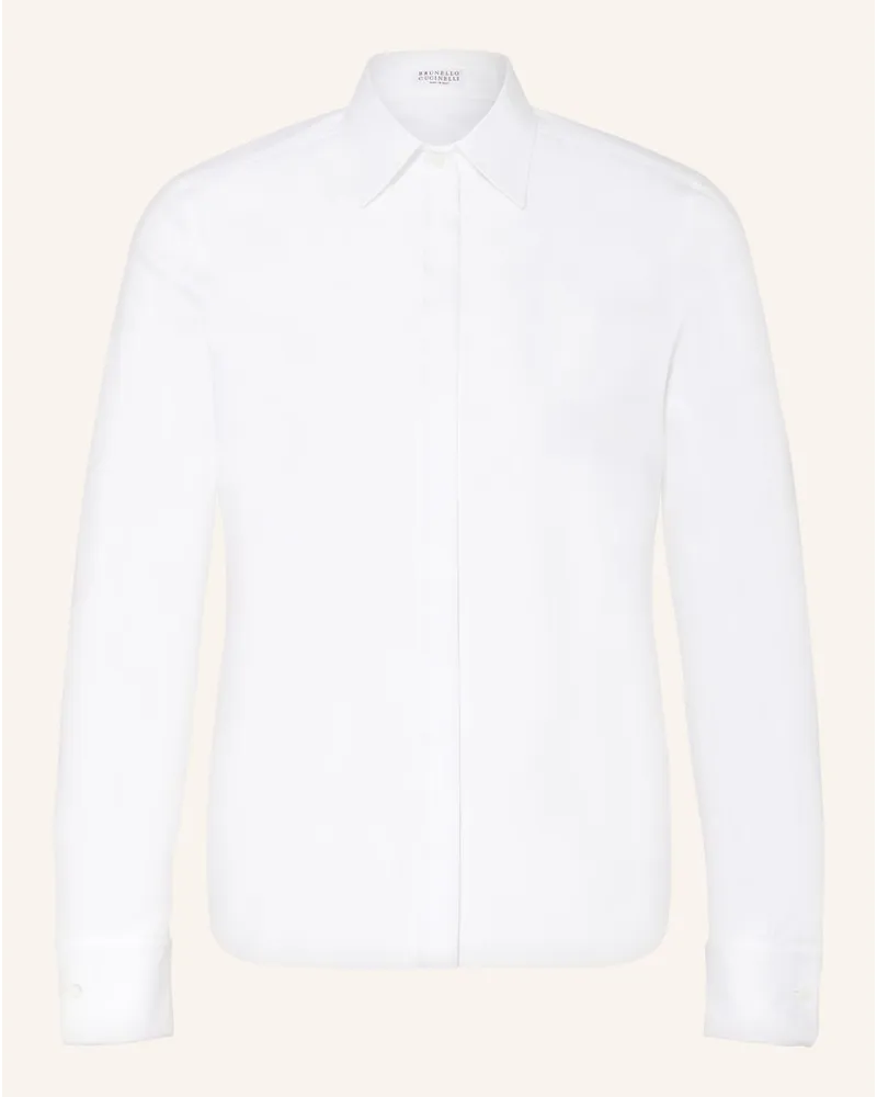 Brunello Cucinelli Hemdbluse Weiss